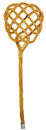 Peggy Perfect Teppichklopfer handgefertigt aus Korbweide 75x25,5cm Polsterklopfer, Ausklopfer, Staubklopfer, Teppichreiniger. Korbweide ist Stabiler, biegsamer und wiederstandfähiger als Rattan