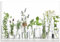 ARTLAND Spritzschutz Küchenrückwand Küche Herd Glas mit Motiv 80x55 cm Desgin Modern Kräuter Pflanzen Blumen Basilikum Lavendel Gewürze H9KE