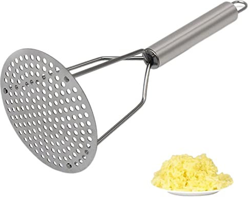 Keptfeet 5 Passapatate | Passapatate per Uso Domestico - Schiacciapatate con Manico Antiscivolo, utensile da Cucina per schiacciapatate in Acciaio Inossidabile Resistente