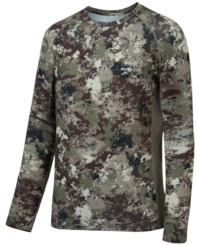 BASSDASH Men's Hunting Camo Performance Long Sleeve Shirt Fishing UPF50+ FS13M