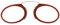 PintoMed Lesebrille, Optitrie 1.0, Farbe Rot, Damen, Herren, leicht, tragbar, schmal, kompaktes Etui, bügelloses Design, Optitrie -1,0 bis 4,0, elegante Farben, Anti-Blaulicht