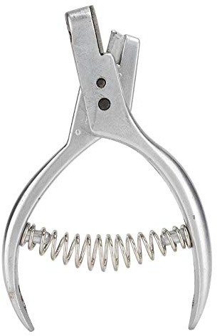 ANKROYU Pinza Per Tagliare Cinturini, Pinza Per Intagli, Strumento Per Punzonare Cinturini, Pinza Per Cinturini, Accessori Per Cinturini, Accessori Per La Riparazione di Orologi