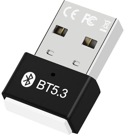 Soodyoow Bluetooth Dongle - USB Bluetooth Adapter, Stick, Kompatibel mit Windows 11/10/8.1/7, Plug und Play, für Computer, Headset, Tastatur, Maus