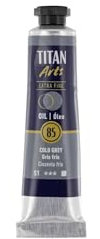 TITAN ARTS - Huile extra fine Titan 20 ml - 85 gris froid série 1