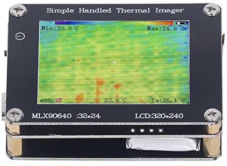 Depisuta Thermal Imaging Camera, 240 X 320 Resolution Thermal Camera with ‑ 40 ℃ to 300 ℃ Temp Range, 2inch Screen Handheld Thermal Imager for Inspection, Electrical, Mechanical