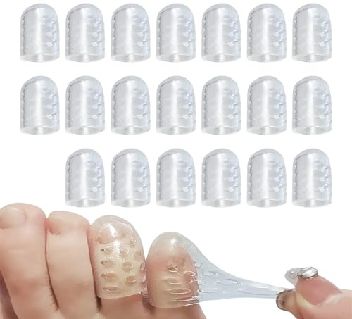 Proteggi Dita in Silicone Protezioni in silicone 20 pezzi trasparenti per