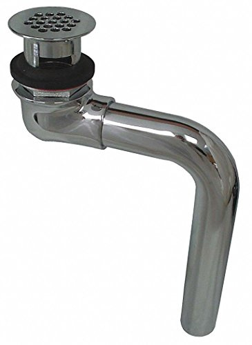 Sink Drain: 1 1/4 in Overall Dia, 8 3/4 Body Ht, Pipe Brass, Chrome, Slip, Z8746-PC, 4WDF4