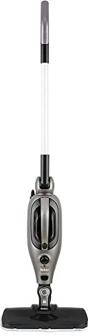 Fakir Maxi Clean / Dampfreiniger mit kurzer Aufheizzeit, 10-in-1 Dampfmop für hygienische Sauberkeit, großes Zubehörset, silber - 1300 Watt