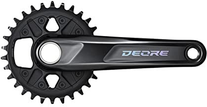 SHIMANO Kurbelgarnitur DEORE FC-M6100 12-Fach 165 mm 30 Zähne