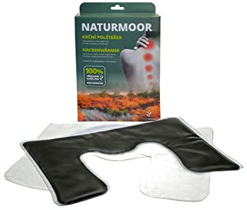 Naturmoor Nackenkissen – Wärmekissen mit Moorfüllung – Medizinprodukt für natürliche Schmerzlinderung – Moor in Germany und Hülle aus 100% Baumwolle
