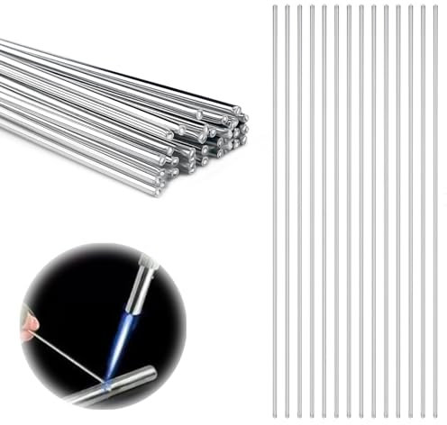 25 tira Varillas de Soldadura, Alambre de soldadura, Baja Temperatura, Alambre de Relleno para Reparación de Tubos de Aluminio