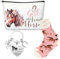Xuniea 3 Stück Inspirierendes Geschenk Set für Frauen Kosmetiktasche Schlüsselanhänger und Socken Dankeschön Geschenk mit Tiermotiven für Mitarbeiter Weihnachten Geburtstag (Pferde Stil)