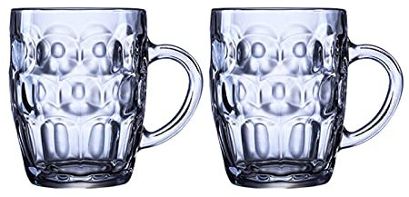 Ölglasögon. Personligt pintglas, ölkopp ölglas med handtag 19 ounce glasstenarTraditionella ölmuggsglasset perfekt kaffe