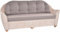 Krines Home Wohnzimmer Rattansofa Nassau Korbsofa Wintergarten Lounge Sofa (Vintage Weiss, Dreisitzer)