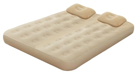 Twin Air Bed med inbyggd pump, Twin Air Bed med inbyggd pump Spränga | Camping uppblåsningsmadrass Twin Blow Up Uppblåsande luftmadrass för golv Vardagsrum Gästtält Vandring Camping Utetält