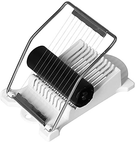 Outil de Tranchage Multifonction en Plastique en Acier Inoxydable Outil de Tranchage de Banane Trancheuse D'oeufs Bouillis Outil de Tranchage de Tomates de Pommes de Terre pour la Cuisine à Domicile