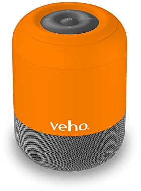 Veho MZ-S Bluetooth Wireless Speaker | Portable | Bluetooth 5.0 | 12 Hours Playtime | Travel Speaker | Orange (VSS-704-MZS-O)