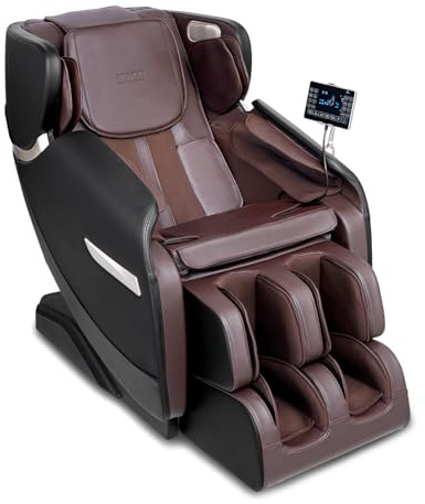 VEVOR Massage Chair - Full Body Zero Gravity Recliner with Multi Auto Modes, 3D Shiatsu, Heating, Bluetooth Speaker, Airbag, Foot Roller, and Touch Screen