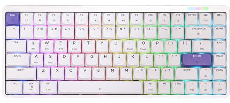 EPOMAKER Luma84 Low Profile Aluminum Mechanical Keyboard, VIA Programmable