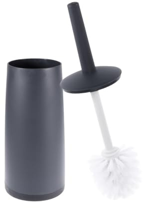 ULDIGI Juego De Escobilla De Baño con Soporte Cepillo De Inodoro Mango Largo Cerdas Suaves Limpieza Profunda para Hogar Hotel Oficina