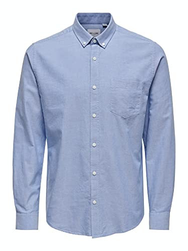 ONLY & SONS Male Oxford Hemd ONSALVARO Oxford Hemd
