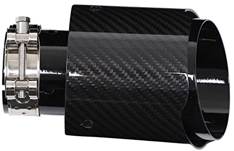 Tubo di scarico per auto Tubo di scarico per auto nero Presa di coda 101mm per parti di ricambio Parti modificate per auto,Tubi di scarico e connettori