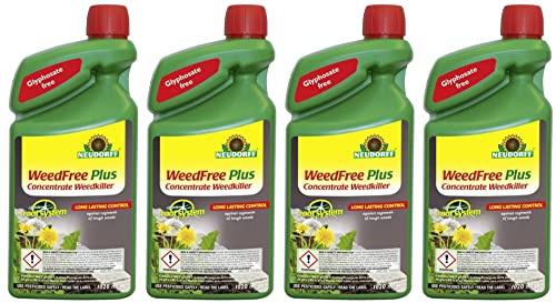 Neudorff WeedFree Plus Concentrate Weed Killer (1020ml) x 4