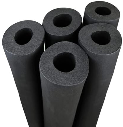 Outdoor Antifreeze Insulation Pipes Foam Tube, 2.0m Pipe Insulation/Lagging/Cladding, Black Rubber Insulation Hose, Waterproof Retardant, Pipe Cover ID 6-48 mm(ID 34 mm × T 15 mm × L 2.0 m)