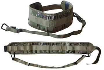 Brute Belt – The Ultimate Nylon Dip, Pull-Up and Squat Belt for Strength Training (Camo, Medium)
