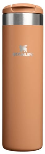Stanley AeroLight Transit Bottle 20 oz | Locking Drink Through Lid | Leak Resistant Water Bottle or Coffee Travel Mug | Lightweight Insulated Stainless Steel | BPA-Free | Toast