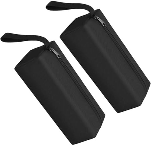 NUOBESTY 2pcs Oxford Cloth Tool Pouch Small Tool Storage Bag Multi-use Zipper Pouch