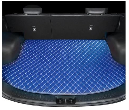 SQOFJGIGN Kofferraumwanne Kofferraummatte für VW für Golf 6 für Mk6 5K 2009~2013 Auto-Teppich-Schlamm-wasserdichte Schutzpolster Autozubehör Auto Kofferraum Schutzmatte(Blau)