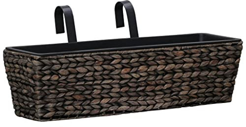 Vetnasa Jardinières 2 pcs Jacinthe d'eau Marron,Maison & Jardin,Pelouses & Jardins,Jardinage,Pots & Cache-Pots,Brun,4.3kg,45578