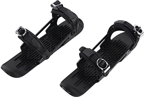 Picysa Ski Skes Ski 39*15*13 Mini Patines De Esquí Mini Botas De Esquí Tablas De Ajustables Accesorio A Botas De para Pistas De Descenso Deportes De Invierno para Niños Color (Negra)