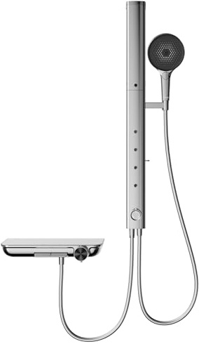 HOROW RainFlexi S2 Duschsystem mit Thermostat Duschablage