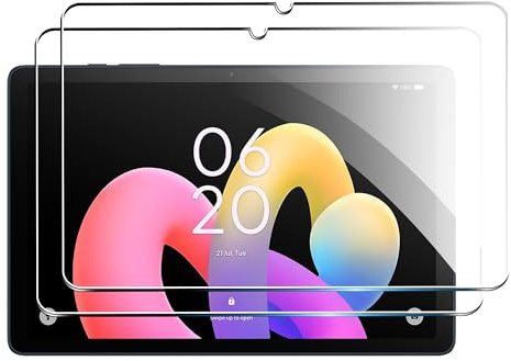 zZjoOoj Vetro Temperato Per TCL Tab 10L Gen 4 Tablet 10.1 Pollici,2 Pezzi HD Chiaro Pellicola Protettiva, Senza Bolle, Anti-Impronta, Anti-Graffio,Durezza 9H