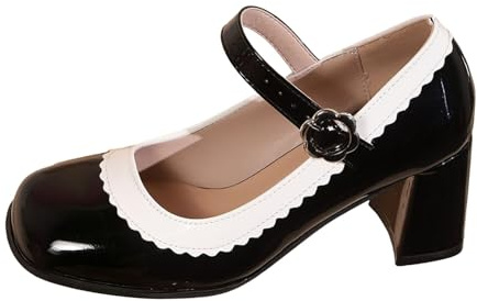 Dampumps spännpumps eleganta klassiska pumps traditionella skor breda fötter klackskor kvinnor kvällsskor fest maträtt skor för bröllop och fester