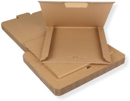 15 St. Deluxe Versandkartons für eine LP Schallplatte 325x325x4 mm Kartonage für Vinyl LP Maxi 12 Zoll extra stark