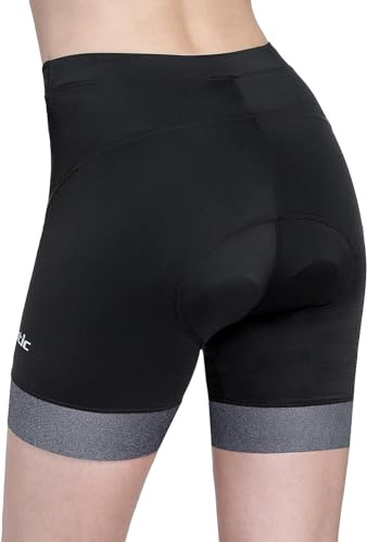 Santic Vadderade shorts cykling kvinnor cykelshorts tights chamois damer racercykel MTB andas snabbtorkande svart