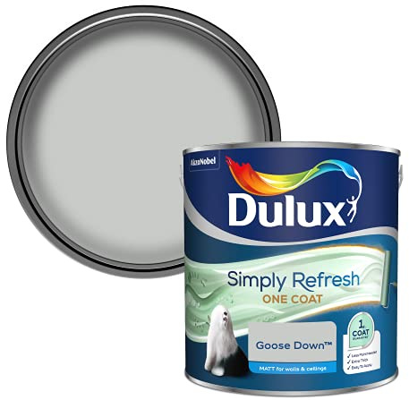 Dulux 5382895 Simply Refresh Matt Emulsion Paint, Goose Down, 2.5 L