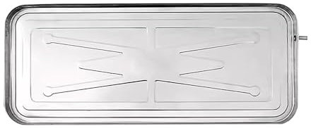 Bandeja Desagüe Aire Acondicionado Soporte Aire Acondicionado Exterior, para Sistemas Bomba Calor Aire Acondicionado Interior Exterior, Acero Inoxidable (Size : 94 * 42 * 3cm)