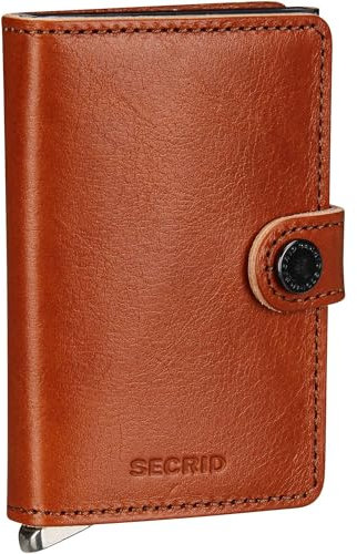 Secrid Portefeuille Premium Miniwallet Basco, cognac, taille unique