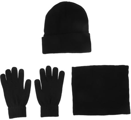 LIFKOME Conjunto Invierno Bufanda y Guantes Gorra De Punto Para Hombre y Mujer