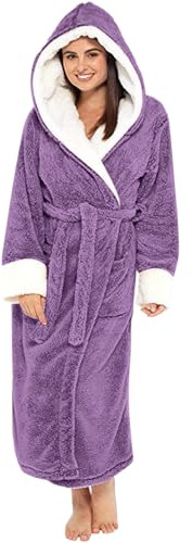 Robe De Chambre Femme Polaire Peignoir Femme Fermeture Eclair Pijamas Femme Hiver Grandes Tailles Détente Peignoir Court/long Hiver Chaud Vêtements De Nuit De Maison Pour Femme