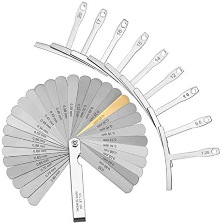 UPKOCH Reglas Para Guitarra Calibrador De Espesores Medidor De Radio Herramientas De Luthier Acero Inoxidable