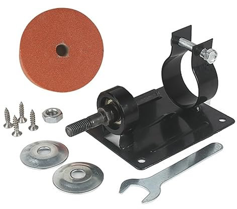 Smerigliatrice da Banco, Coltello in ceramica Mola abrasiva Coltello Grinder Jade Mini Lucidatrice elettrica fai-da-te Staffa Coperchio protezione Supporto ruota,per rettifica, lucidatura e perforazi