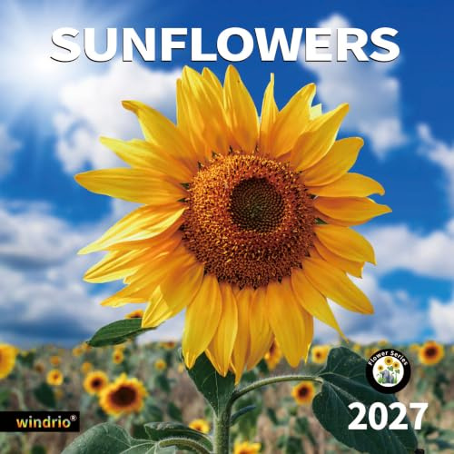 2026 Wall Calendar,Calendar 2026, November 2025 - December 2026, Wall Calendar Sunflowers, 12 x 24 Opened,Full Page Months Thick & Sturdy Paper for Gift Perfect Calendar Organizing & Planning