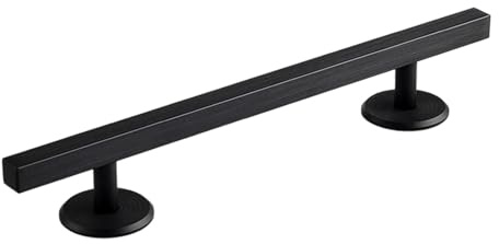 Fenteer Barandilla para Fingerboard, Mini monopatín, 25 cm de Largo, obstáculo Profesional para Entrenamiento, Juegos y Recuerdos creativos para Fiestas, Negro