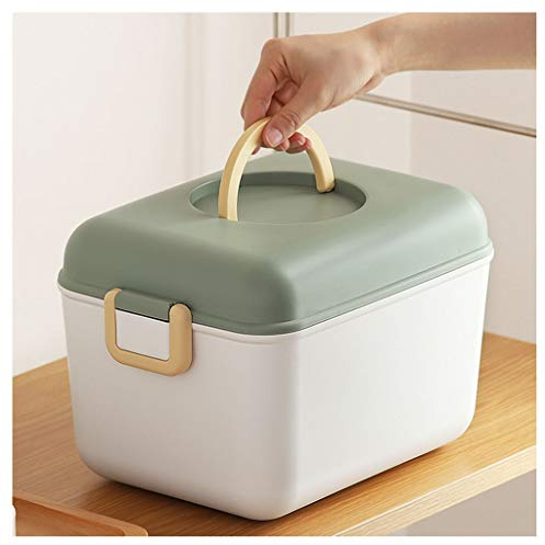 HGIYA Family First Aid Box Portable Medicine Chest Storage Cabinets Organizer