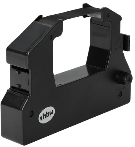 vhbw Skriva färgband kompatibel med Norand 4820B, DP-815, 815, 4815, 4000, 6820, 4820 matris- eller biljettskrivare - svart